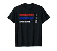 Yo Voto Rave Party | Funny House Music Camiseta