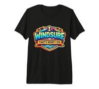 Yo Windsurf Eso es lo Que Hago Windsurf Vintage Windsurfista Camiseta Premium