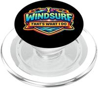 Yo Windsurf Eso es lo Que Hago Windsurf Vintage Windsurfista PopSockets PopGrip para MagSafe