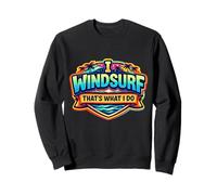 Yo Windsurf Eso es lo Que Hago Windsurf Vintage Windsurfista Sudadera