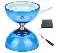 Yo-Yo Chino Diabolo 5 rodamientos, con Palos, Libro guía de Cuerdas y Bolsa de Red, Juguete para Trucos de Fitness para niños y Adultos