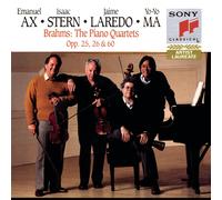 Yo-Yo Ma Brahms: The Piano Quartets, Opp. 25, 26 & 60 (CD) (Importación USA)