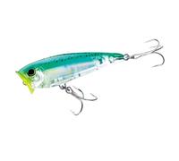 Yo-Zuri 3D Inshore Popper (F) -Señuelo Flotante de caballa Verde (70 mm)