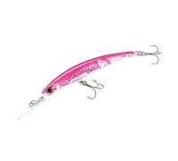 Yo-Zuri Crystal 3D Minnow Deep Diver - Señuelo articulado, F1155 PK, Rosa Fluorescente, 5-1/4 Inches
