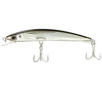 Yo-Zuri Crystal 3D Minnow Magnum señuelo, negro plateado, 15.2 cm