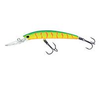 Yo-Zuri Crystal Minnow Deep Diver Walleye Flotante señuelo, 5 1/4 ", Hot Tigre