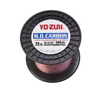 Yo-Zuri líder H.D.Carbono FLUOROCARBONO 100% Leader 500YDS 25LB 458m (0.457mm), Rosa desaparecido, Talla única
