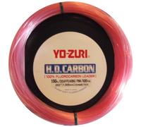 Yo-Zuri Línea líder de fluorocarbono HD de 30 Yardas, Rosa, 130 Libras