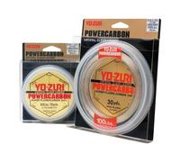Yo-Zuri Línea líder supertransparente de carbono de 30 yardas, 12 libras