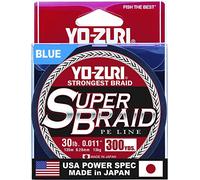 Yo-Zuri Súper Braid 30 libras 300yd línea trenzada .28mm Dia Azul R1267-B NUEVO
