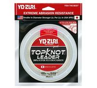 Yo-Zuri Topknot 30 YD hundimiento líder, Natural, Transparente de 100 LB