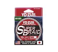 Yo-Zuri Yz SB 30 Libras Dg 300 Yardas línea de Pesca supertrenzada y Trenzada, Unisex, Verde Oscuro, 13,6 kg