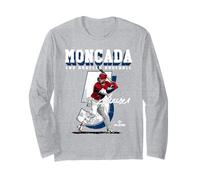 Yoan Moncada | Jugadores de béisbol de Los Ángeles A | MLBYMO204M Manga Larga