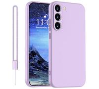 Yoawiful Funda de silicona para Samsung S23, color lila