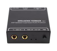 Yobadam Eliminador de Realimentación, Supresor de Acoples, 40Hz-20KHz, | Carcasa Metálica, Corrección de Sonido, Compatible con Micrófonos con y sin Cable, Ideal para Escenarios KTV y Transmisión