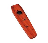 Yobadam Flauta Kazoo de Madera Tono Brillante Fácil de Tocar para Principiantes Instrumento Musical Portátil Palisandro Rojo