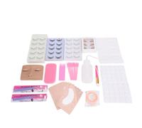 Yobadam Kit de Extensión de Pestañas para Principiantes, Juego Completo de Iniciación Lash Tech con Almohadilla de maniquí de Práctica, Pinzas y Cepillos, Ideal para Aspirantes a Estudiantes de