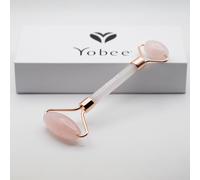 Yobee Rodillo Facial de Cuarzo Rosa