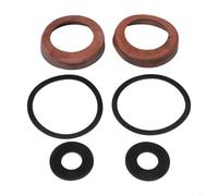 YobiLife 2 juegos de piezas de repuesto de bomba de mano tipo 90, cubiertas de pistón de cuero con juntas tóricas para bombas de agua de mano, kit de sello de piel de vaca marrón y gel de sílice para