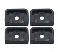 YobiLife 4 almohadillas antivibración resistentes de goma y aislamiento de sonido, diseño antideslizante, varios tamaños para acondicionador, lavadora, bicicleta, entrenador, cinta de correr, color