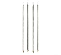 YobiLife 4 antenas telescópicas reforzadas de acero inoxidable de 5,6 m y 18 pies para GP para Yagi Ham Radio DIY aplicaciones de onda corta con tuerca M10