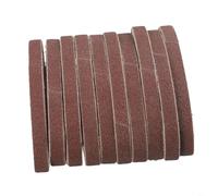 YobiLife 50 correas de lijado de óxido de aluminio de 330 mm x 10 mm para lijadora eléctrica de lima de dedo pulido de metal de madera (60)