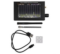 YobiLife Analizador de espectro 35M-4400MHz de mano con pantalla LCD TFT a color de 4.3 pulgadas integrada batería de litio de 2000 mAh, control de codificador giratorio compatible con controles