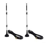 YobiLife Antena WiFi de largo alcance de 9 dBi de doble banda 2.4 GHz 5 GHz 5.8 GHz, conector macho RP-SMA, cable de extensión de 10 pies para routers, puntos de acceso, repetidores, cámaras IP