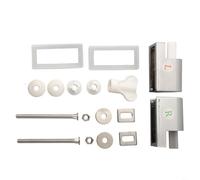 YobiLife Bisagras de repuesto con cierre suave para asientos de inodoro compatibles con modelos tradicionales y contemporáneos fabricados con material ABS con instalación de fijación superior