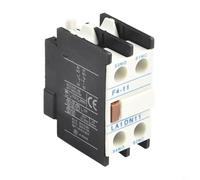 YobiLife Bloque auxiliar del contacto 1NO/1NC para el contactor de la CA CJX2 F4-11 10A 690V Retardante de llama Manual Reset Estructura del bloque de construcción