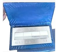 YobiLife Bloque de muestra de comparación de rugosidad de torno de aleación de níquel para inspección de metalurgia y evaluación de calidad de mecanizado CNC para aplicaciones de entrenamiento de