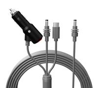 YobiLife Cable de alimentación Starlink-Mini 3 en 1, cuenta con USB-C, enchufe redondo y enchufe para encendedor de coche, garantiza Internet al aire libre fiable para coches, camiones y barcos (5
