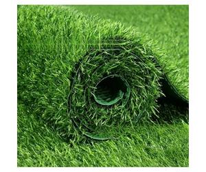 YobiLife Césped artificial con orificios de drenaje, resistente a los rayos UV, para césped sintético apto para mascotas, para jardín, patio, 1 paquete (1.57 pulgadas, 50 x 80 cm)