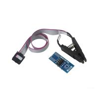 YobiLife CH341A SOP8 a DIP8 Adaptador de clip de prueba compatible con programador IC de chip SOP8 para BIOS Flash Reading Borrar y escribir Programador PCB portátil