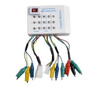 YobiLife Comprobador de controlador de motor, para mantenimiento de bicicletas eléctricas, características de prueba Hall, evaluación del estado del acelerador con 36 opciones de cableado en caja ABS