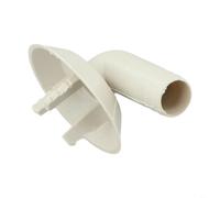 YobiLife Conector de manguera de drenaje de 26 mm con tres mandíbulas para configuración de sistema de aire acondicionado con sistemas Mini-Split, boquilla de plástico ABS blanca para seguridad