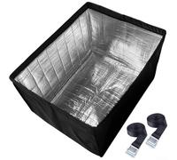 YobiLife Cubierta de aire acondicionado de ahorro de energía para exteriores con lámina de aluminio reflectante, diseñada para proteger las unidades de ventana de las inclemencias del tiempo y reducir