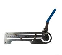 YobiLife Dobladora manual de alambre con eje de 6 mm, construcción de acero y rueda guía reemplazable de 19 mm para ángulos precisos, para cajas eléctricas, tablas de pan