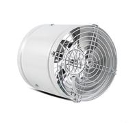 YobiLife Extractor de baño circular de 6 pulgadas con cuchillas reforzadas para uso doméstico e industrial, conducto de 150 mm compatible con alto flujo de aire 600 m³/h 40 W 220 V, cuerpo de hierro
