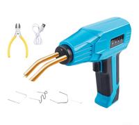YobiLife Herramienta de soldadura de plástico inalámbrica de 100 W Pegamento caliente recargable por USB con pantalla de nivel de batería para reparación de bricolaje del hogar 1 juego