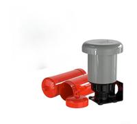 YobiLife Interruptor de flotador automático Controlador de nivel de agua Diseño de doble bola Carcasa ABS Control de bomba de 1600 W para drenaje de suministro de depósito de tanque (E)