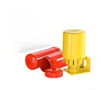 YobiLife Interruptor de flotador automático Controlador de nivel de agua Diseño de doble bola Carcasa ABS Control de bomba de 1600 W para drenaje de suministro de depósito de tanque (A)