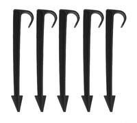 YobiLife Juego de 100 pinzas de jardín con mangueras de 16 mm y 20 mm y tubos de arcilla de polietileno de 1/2 3/4, larga durabilidad, anclaje de manguera para línea de riego por goteo, tubo de lloro