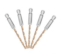 YobiLife Juego de brocas HSS con vástago hexagonal de 1/4 pulgadas de acero de alta velocidad en varios tamaños para destornilladores y taladros inalámbricos compatibles con madera, plástico, aluminio