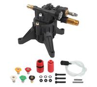 YobiLife Kit de bomba de lavadora eléctrica de 3400 PSI, 2.5 GPM (9.5 L/min) Reemplazo de eje de 7/8 pulgadas compatible con Honda para Craftsman, eje horizontal sin mantenimiento