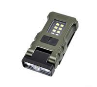 YobiLife Linterna LED recargable compacta de 800 lúmenes con cabeza ajustable y clip magnético tipo C carga rápida para acampar senderismo EDC negro