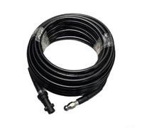 YobiLife Manguera de limpieza de drenaje para lavadoras a presión Karcher K2-K7, manguera de limpieza de tuberías de alta presión de 5800 PSI, PVC con boquillas de acero inoxidable (30 metros)