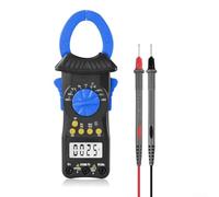 YobiLife Medidor de abrazadera digital True RMS, probador de voltaje de corriente CA/CC de rango automático de hasta 600 A y 600 V, cuenta con mandíbula de 38 mm, retención de datos y esquema de color