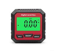 YobiLife Medidor de ángulo digital, transportador magnético con resolución de 0.1° ±0.2° Precisión, herramienta de medición para carpintería, enmarcado, fabricación de metal (A)