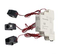 YobiLife Monitor de energía inteligente trifásico WiFi para aplicación Tuya, transformador de corriente de núcleo dividido para una fácil instalación, medidor de uso de energía de riel DIN AC 3x230V